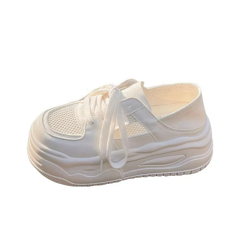 Luji Breathable, Supportive, And Lightweight Low Top Casual Shoes Women's Ecru-0