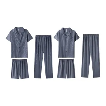 Cotton Gene Pajama Set Men's Multiple Packs