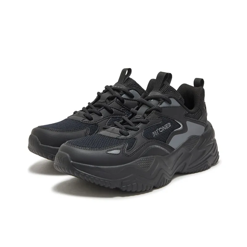 361° Slip Resistant, Abrasion Resistant, Breathable Low Top Casual Shoes Women's Black Smoke Gray-2