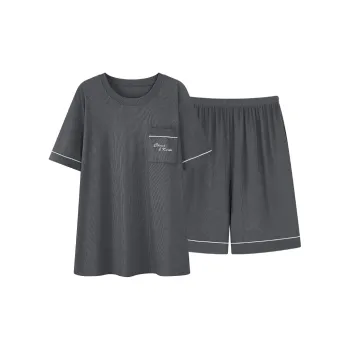 MIIOW Pajama Set Men's Dark Gray