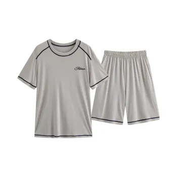 Close fitting Areas Pajama Set Men's