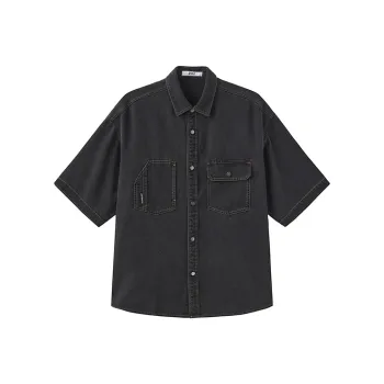 ZUO Shirts Men Dark Gray