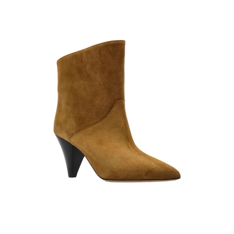ISABEL MARANT Ankle Boots 4.6cm Women's Brown-2