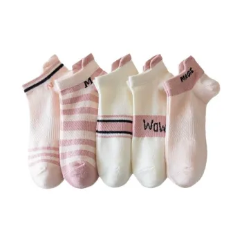 Gentle Welcome All Season All Ankle Socks Women's 5 Pack