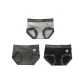3 Pack Heather Gray+Dark Gray+Black