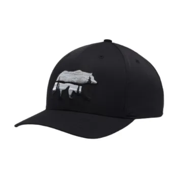 Columbia Recycled Polyester, Elastane Baseball Caps Unisex Black
