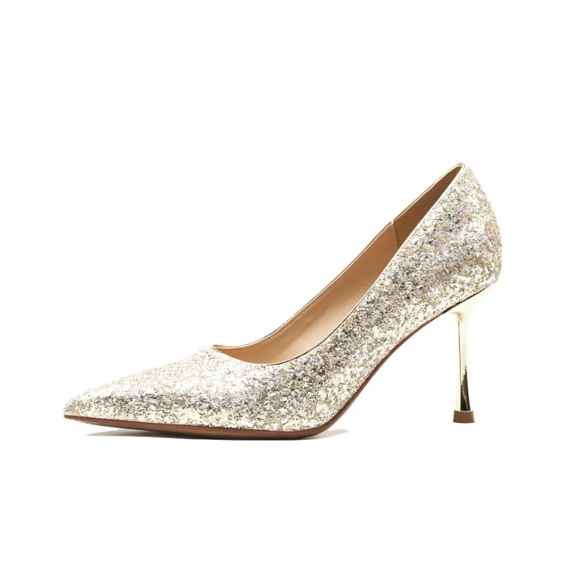 GOSO High Heels Women's Champagne-0
