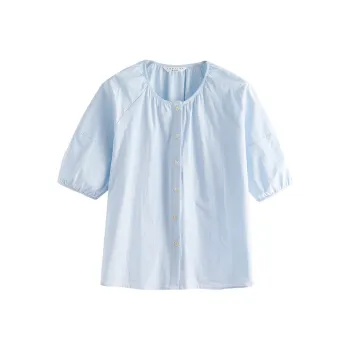 Tonlion Shirts Women's Light Blue