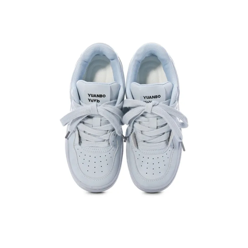 The New Age Family Low Top Skateboard Shoes Women's Light Blue-2