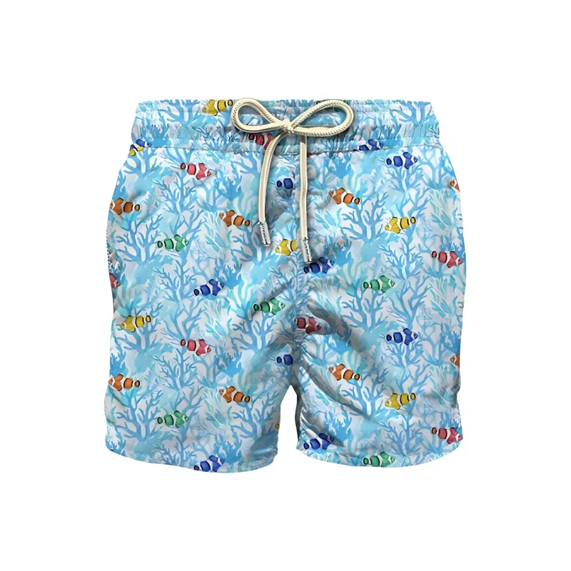 MC2 Saint Barth Fish print Swim Shorts-0