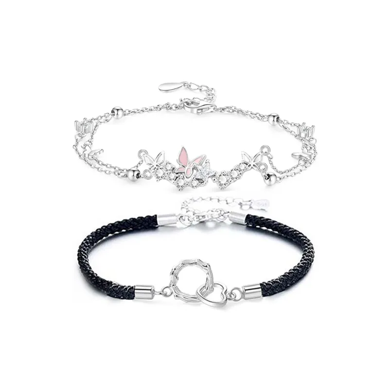 JOYDINNY Alloy Rope Bracelets Unisex-0
