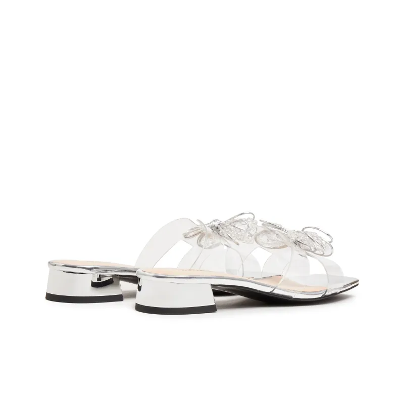 Joypeace Slip Resistant Slide Slippers Women's Silver-3
