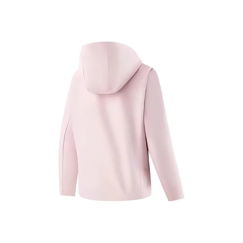 PEAK Trench Coat Women's Gray Pink Red-1