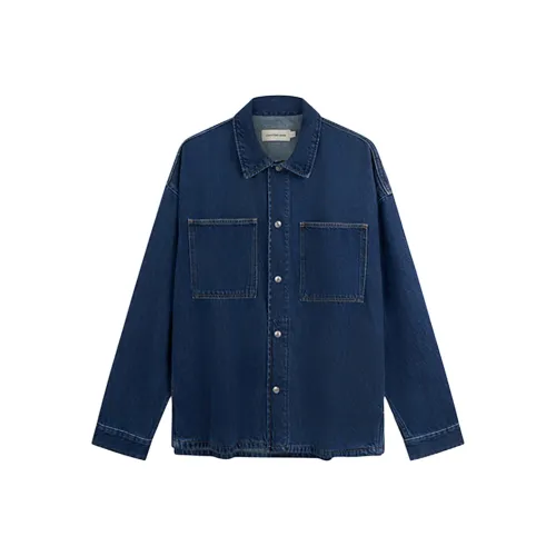 CALVIN KLEIN Denim Jacket Men's Denim Blue