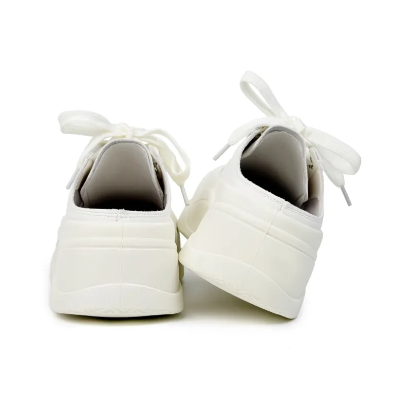 La Chapelle Slip Resistant Closed Toe Slippers Women's White-3