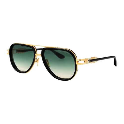 DITA Acetate Metal Aviator Sunglasses Women's Gold