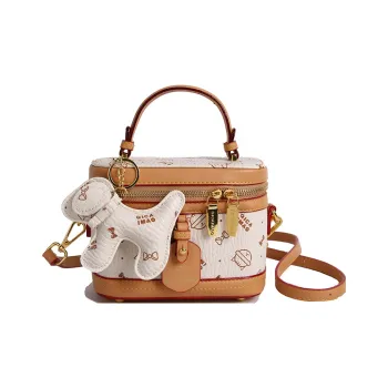 Meow In The Grass PU Handbag Women's Multicolor