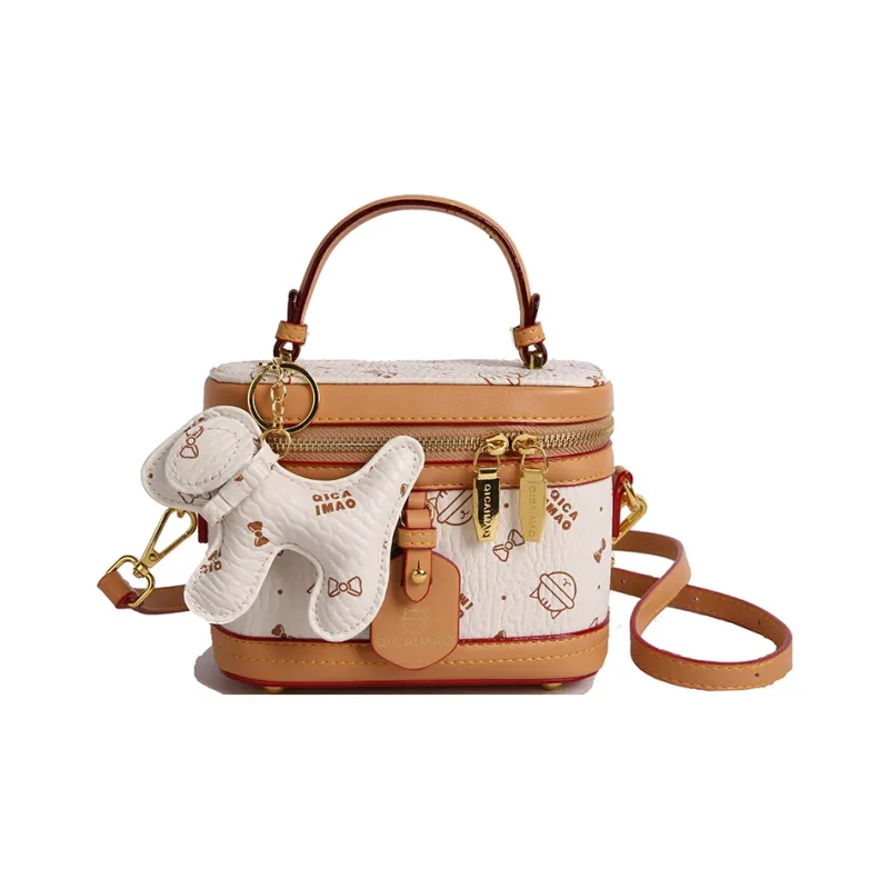 Meow In The Grass PU Handbag Women's Multicolor-0