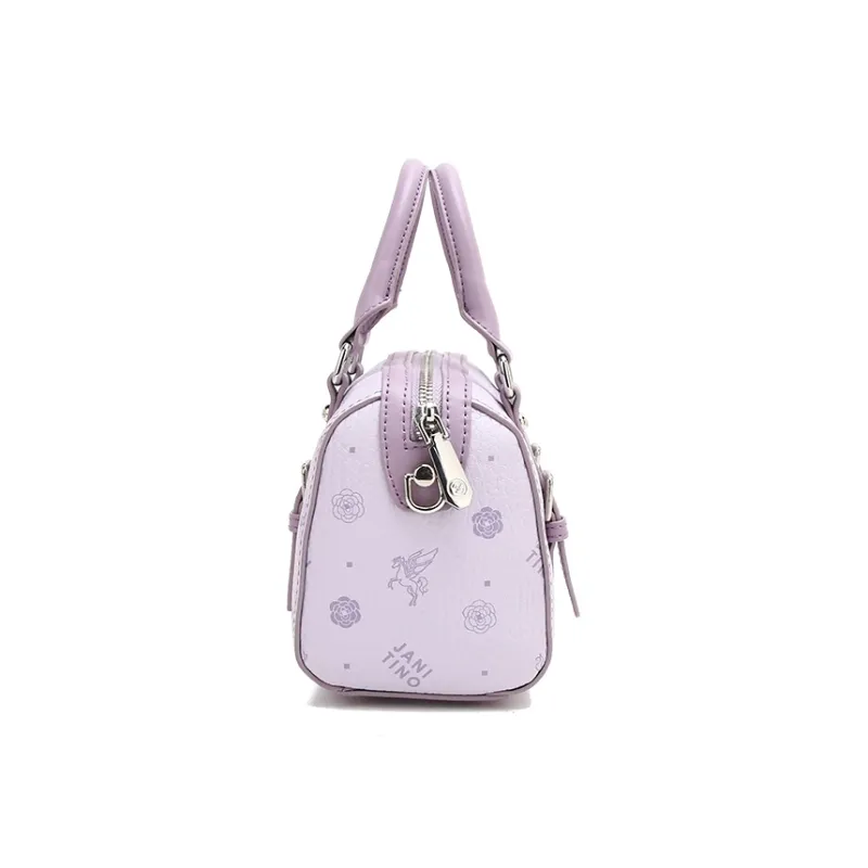 JANITINO PU Handbag Regular Women's Light Purple-3