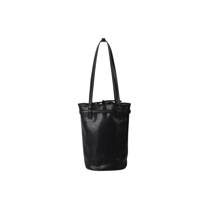 HAWA PU Shoulder Bag Women's White/Brown/Black-7