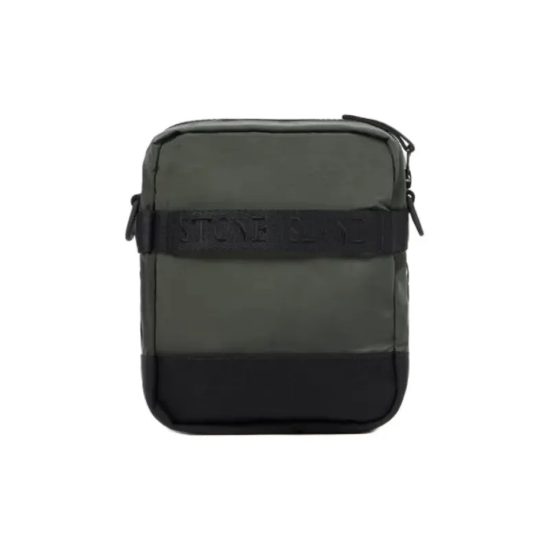 STONE ISLAND Compass Motif Crossbody Bag-2