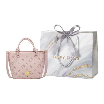 Miss Angel PU Crossbody Handbag Women's Pink/Ecru/Brown/Black