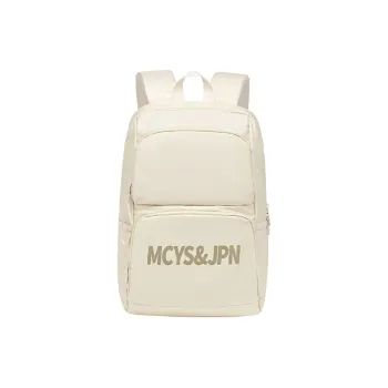 Yohji Kimura Oxford Backpack Unisex Beige/Black