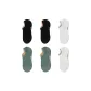 6 Pack (2 Black+2 White+2 Dark Green)