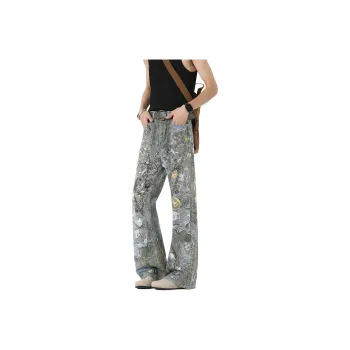 FALIAMS Jeans Unisex Gray