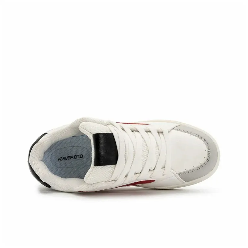 KAAVER OTTO Cushioning Abrasion Resistant Breathable Low Top Skateboard Shoes Unisex-8