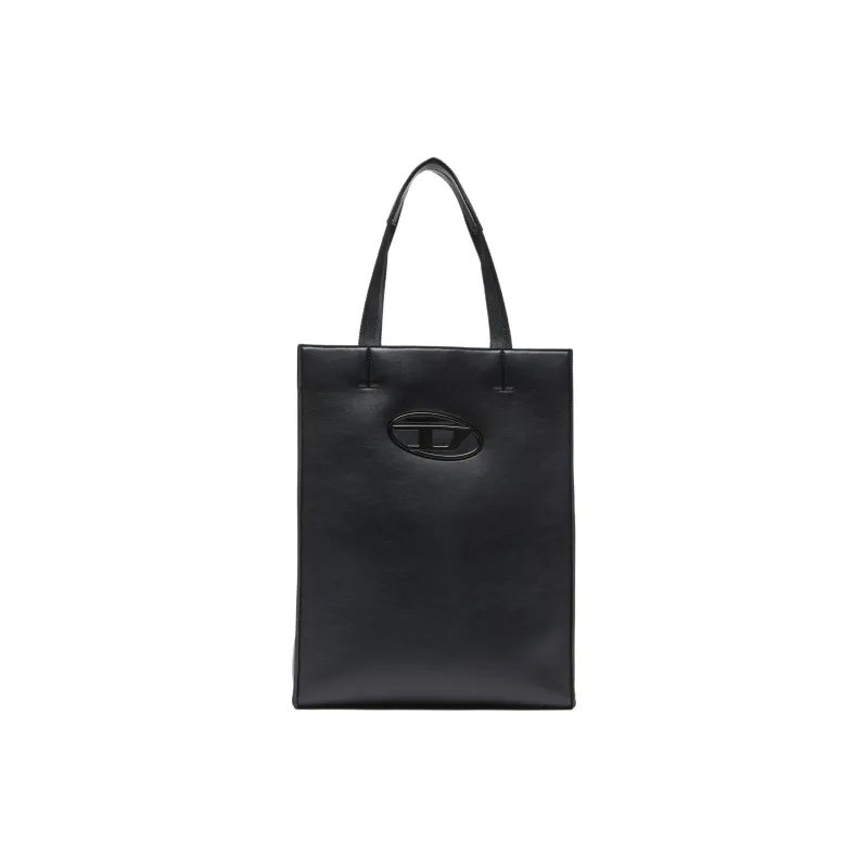 DIESEL Polyurethane Tote Bag, Shopping Bag, Handbag Regular Women's Black-0