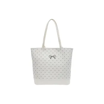 Juju Jimmy PU Tote Bag, Shopping Bag, Shoulder Bag Regular Women's White