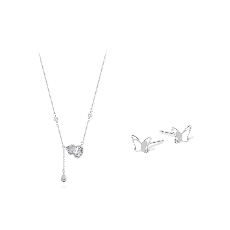 KUMET Sterling Silver Necklaces Women's-5