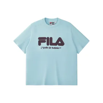 FILA FUSION T Shirt Unisex Deli Blue LB