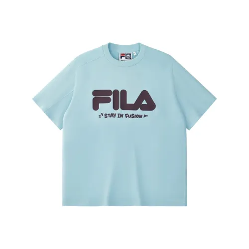 FILA FUSION T Shirt Unisex Deli Blue LB