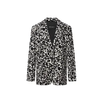 MO&CO Business Suits Women's Black With Mixed Print