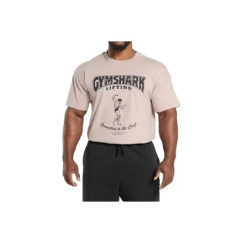 GYMSHARK Committed To The Craft T Shirt T Shirt Men's Pink