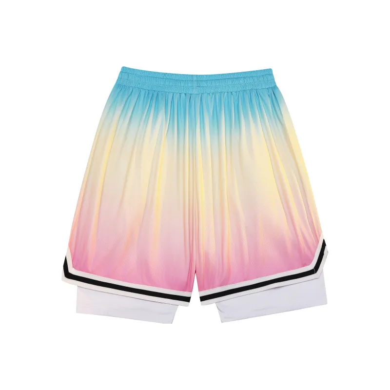 Emoji Basketball Shorts Unisex-17