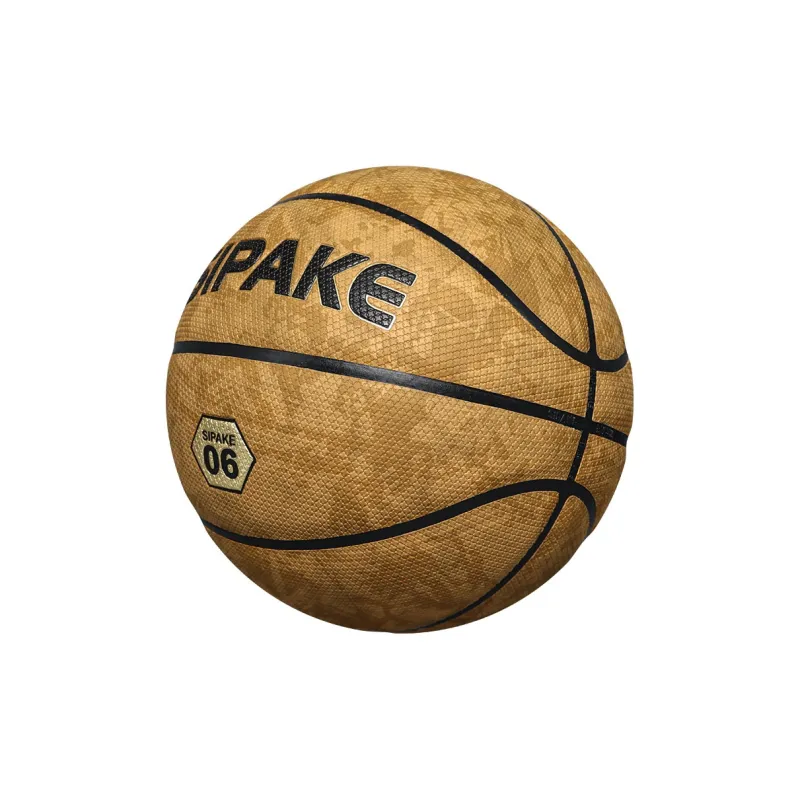 SIPAKESPORT PU Basketball Khaki Size 7 Ball Competition Unisex-1