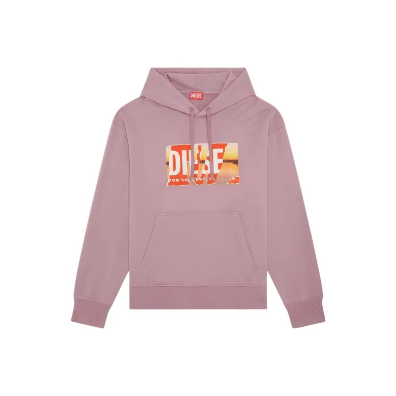 DIESEL Sweatshirts Men Pink-0