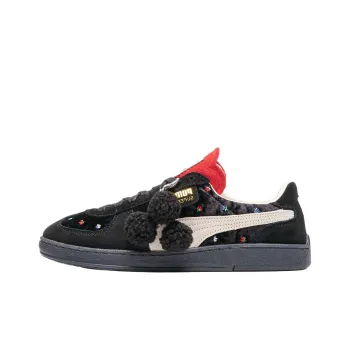Black Forest x PUMA Anti Slip Wear Resistant Low Top Skateboard Shoes Unisex Black