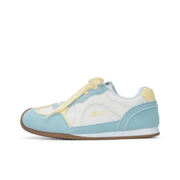 Warrior Abrasion Resistant Low Top Casual Shoes Women's Blue Beige Yellow