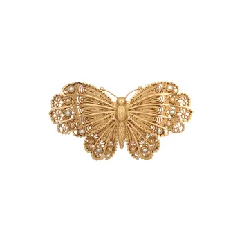 DIOR Resin Metal Rings Women's Gold