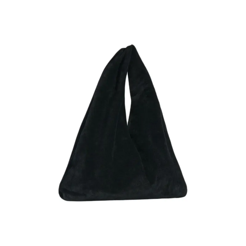 THE ROW Calfskin Handbag Trumpets Women's Black-1