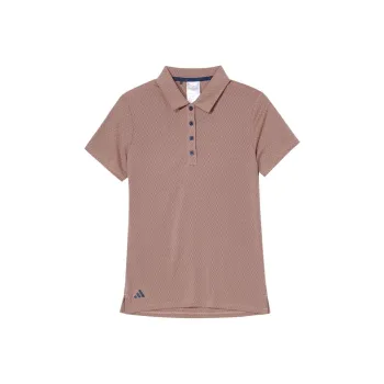 Adidas Polo Shirt Women's Pink Coffee