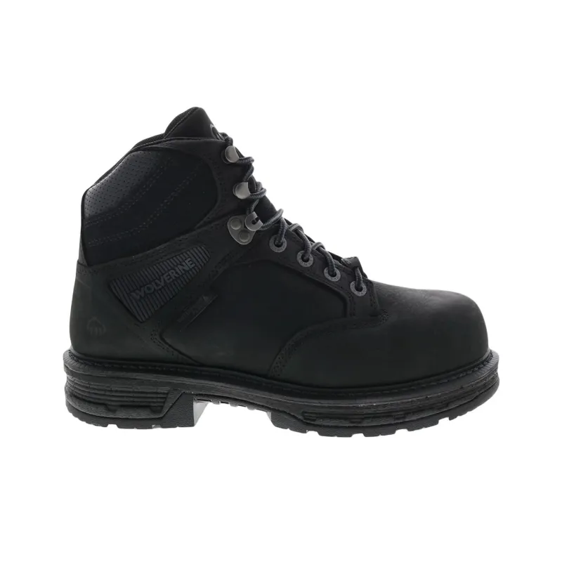 WOLVERINE Hellcat Ultraspring Waterproof CarbonMax 6'' Boots Black-1