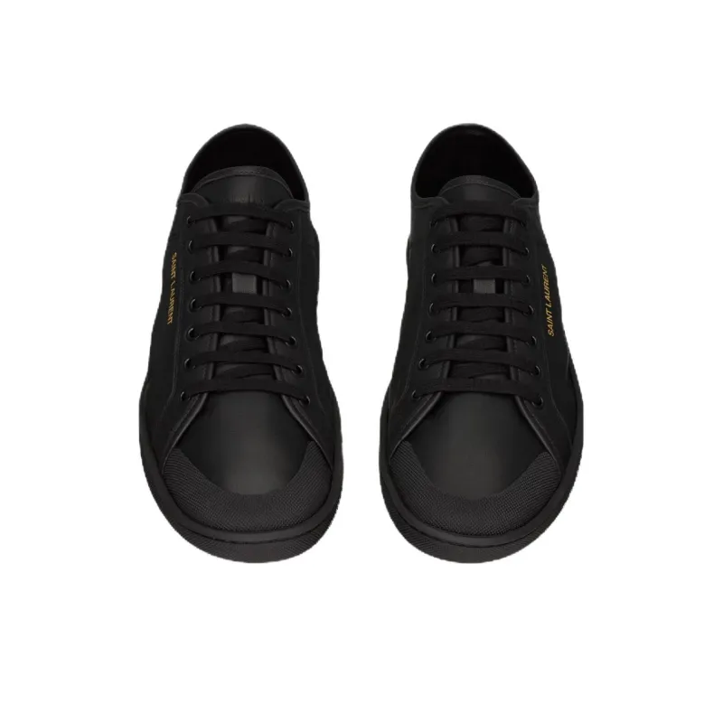 SAINT LAURENT Gym Low Top Skateboard Shoes Men's Black-2