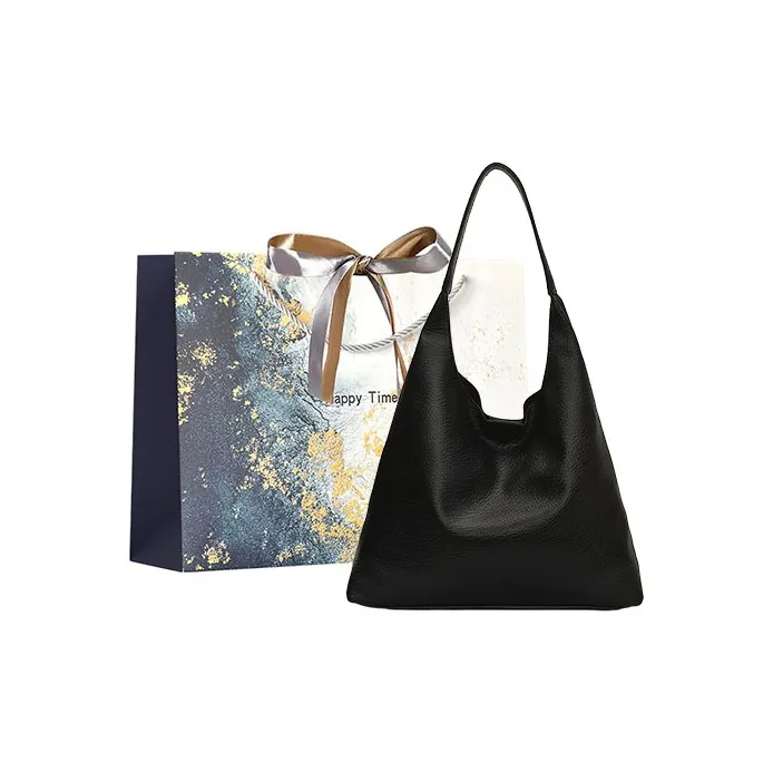 Iman's House PU Handheld Underarm Shoulder Bag Women's Black/Blue/Yellow/White-14