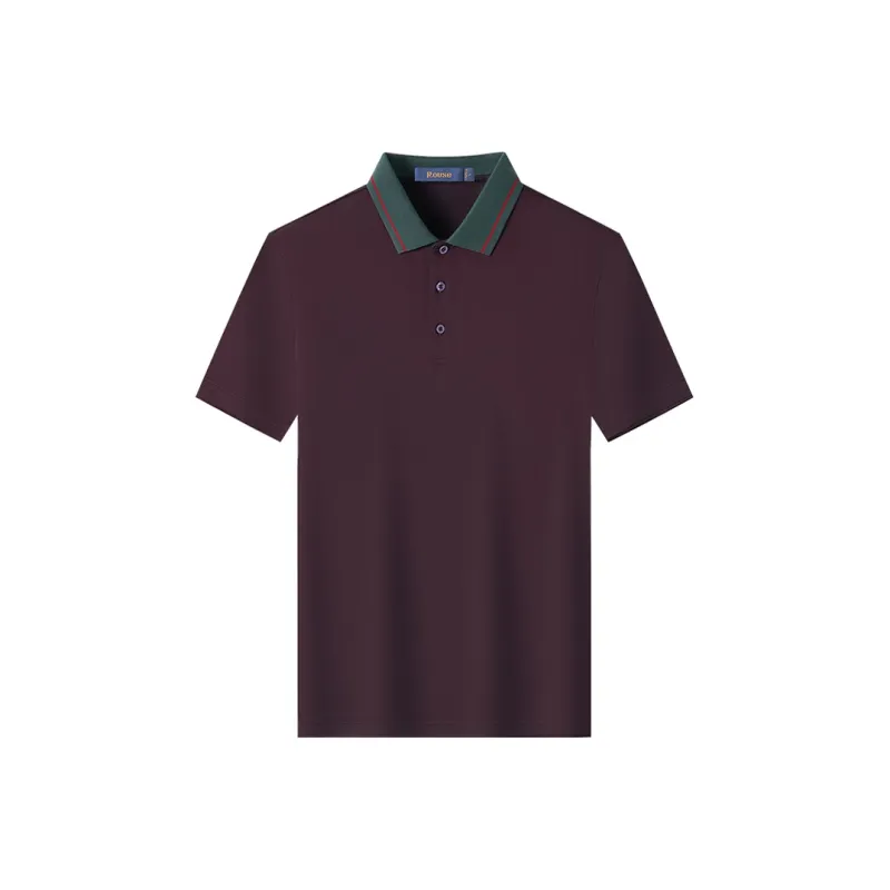 Loz Polo Shirts Men Red Brown-0
