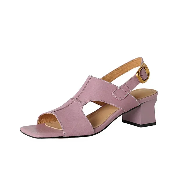 YIKEFEI One Strap Sandals Women's-12